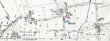 Brook End Hatch and Thorncote in 1883